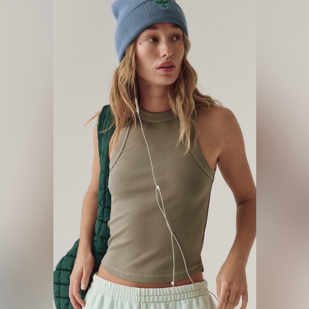 Free People Movement ‘ Knockout Tank ‘ *NWT 
Color ~ Sage Stone ~ XS ~ - Picture 5 of 15